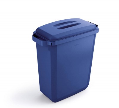 Hulladékgyűjtő DURABIN® 60 l téglalap - kék
