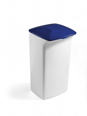 Tető DURABIN® 40L téglalap - kék